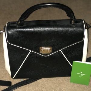 Kate Spade black and white bag